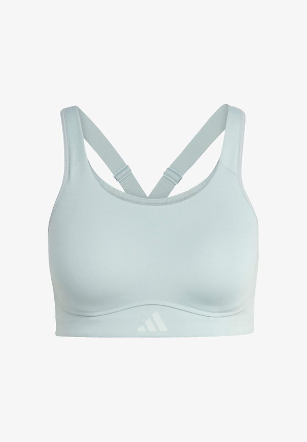 adidas Performance OPTIMÉ WORKOUT HIGH SUPPORT BRA - High support sports bra - sage