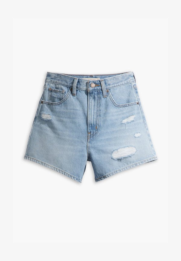 Levi's® HIGH WAIST MOM SHORT - Denim shorts - light touch short