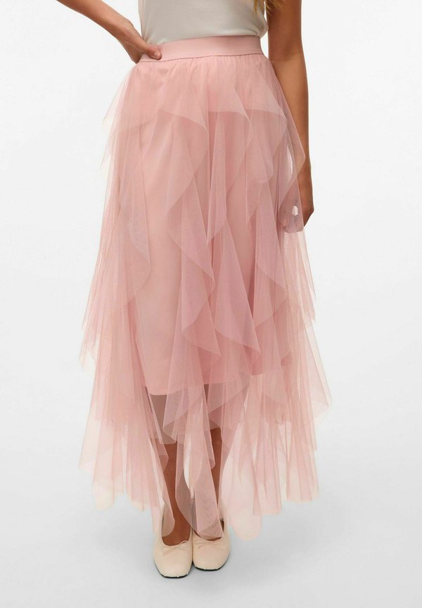Vero Moda VMEVE High waist Long - Maxi skirt - rose elegance