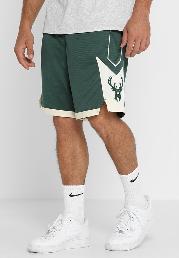 Nike Performance MILWAUKEE BUCKS NBA SWINGMAN SHORT - Sports shorts - fir/flat opal/opal/white