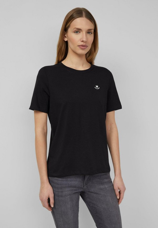 s.Oliver Basic T-shirt - schwarz
