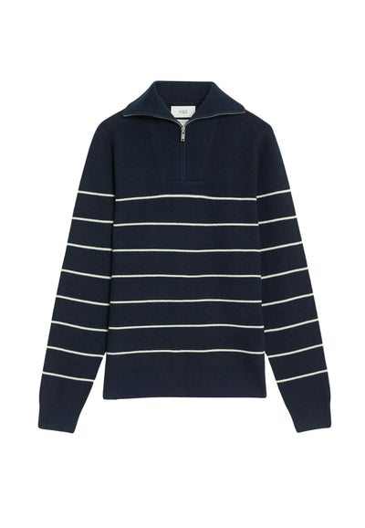 Marks & Spencer COTTON BLEND STRIPED