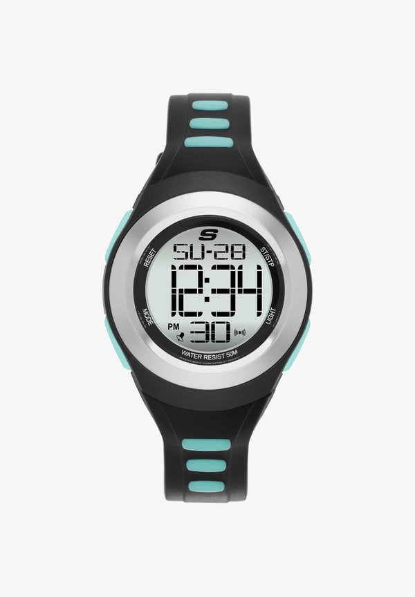 Skechers TRADITIONAL  TENNYSON - Digital watch - black
