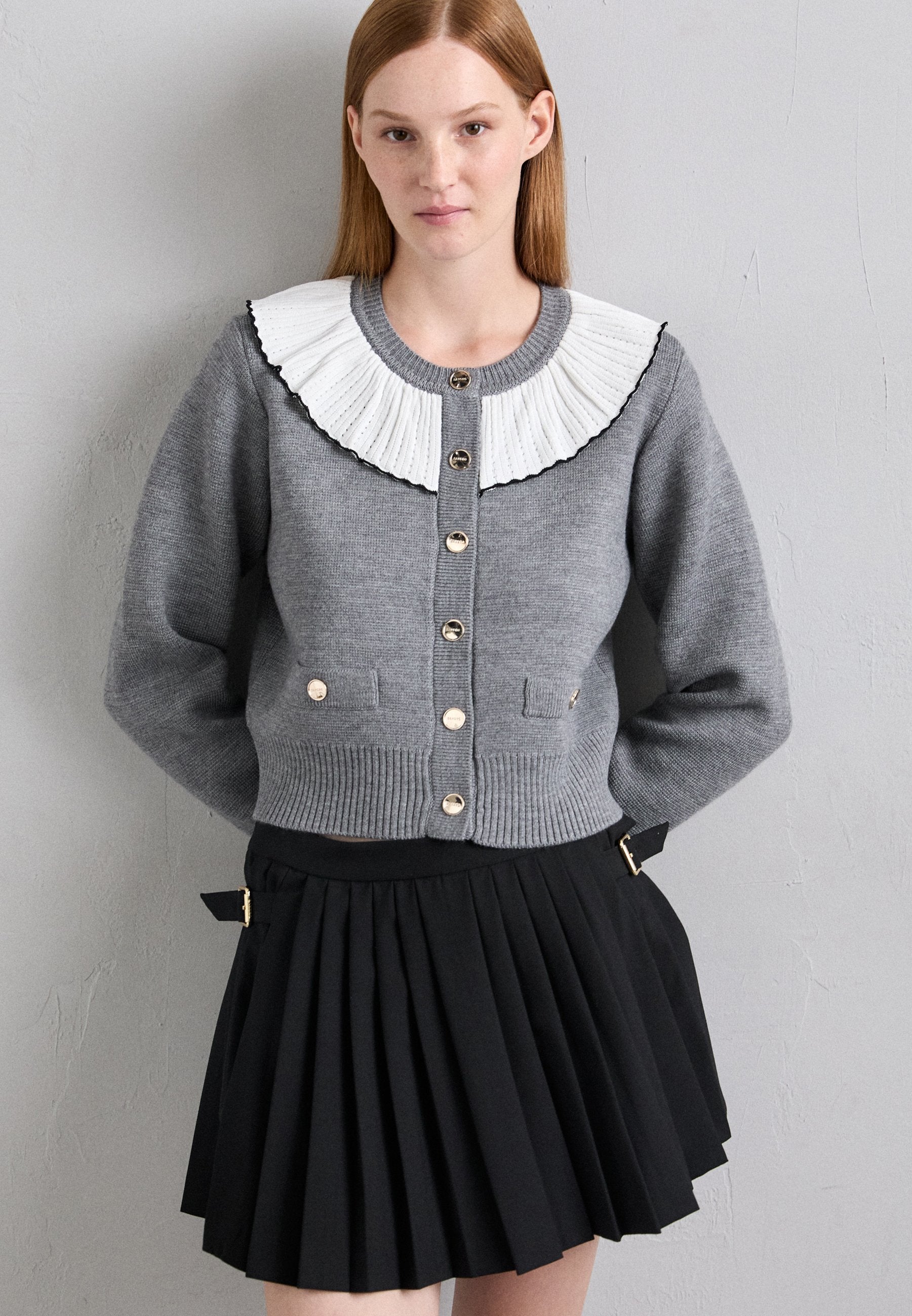 sandro CARDICAN MINI MEUNIER COL ROMANTIQUE