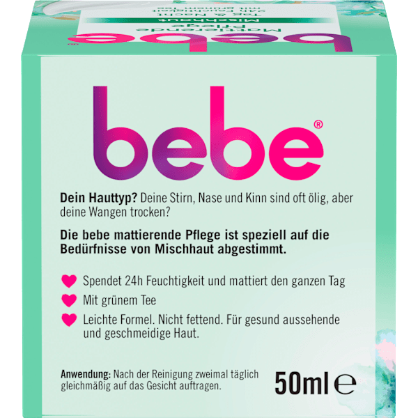 Gesichtscreme Mattierende Pflege  bebe