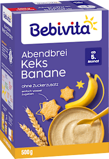 Abendbrei Keks Banane, ab dem 5. Monat Bebivita
