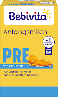 Anfangsmilch Pre von Geburt an Bebivita
