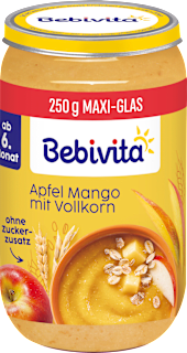 Frucht & Getreide Apfel Mango mit Vollkorn, ab dem 6. Monat Bebivita