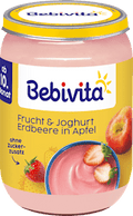 Frucht & Joghurt Erdbeere in Apfel, ab dem 10. Monat Bebivita
