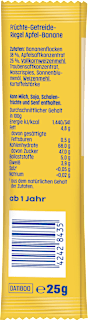 Fruchtriegel Apfel-Banane, ab 1 Jahr Bebivita