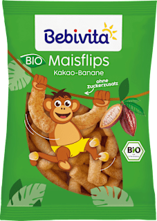 Kindersnack Maisflips Kakao-Banane ab 3 Jahren Bebivita
