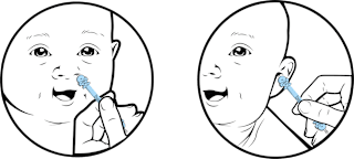 Nasen- und Ohrenreiniger, blau bebon angel