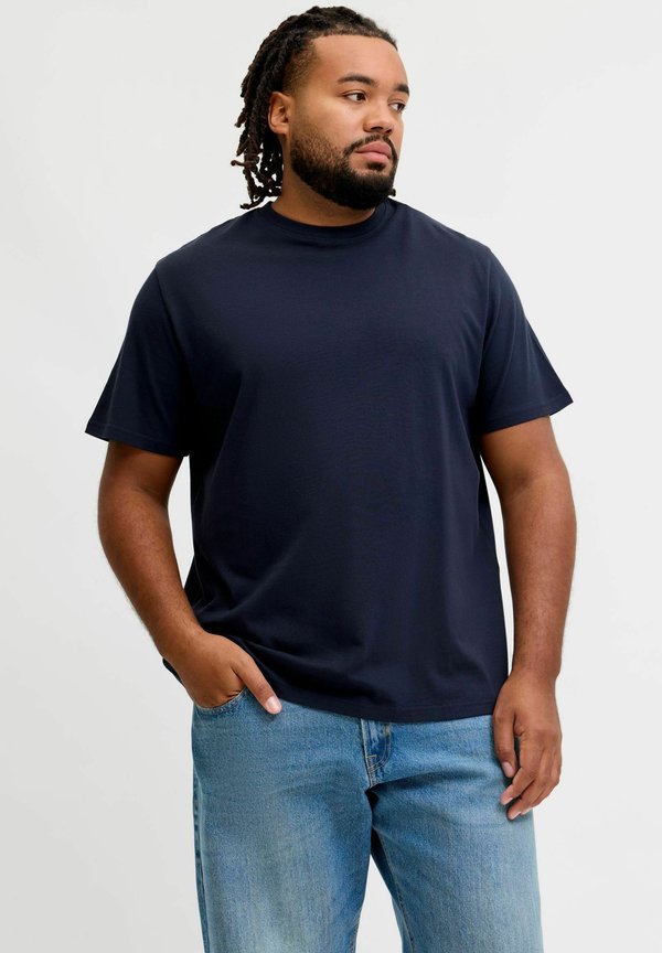 Jack & Jones T-SHIRT PLUS SIZE PLAIN T-SHIRT - Basic T-shirt - navy blazer