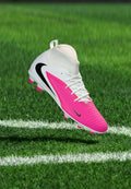 Nike Performance PHANTOM 6 HIGH CLUB FG/MG - Football boots artificial grass - multicolor/black