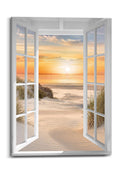 Orange Wallz SUNSET BEACH WINDOW