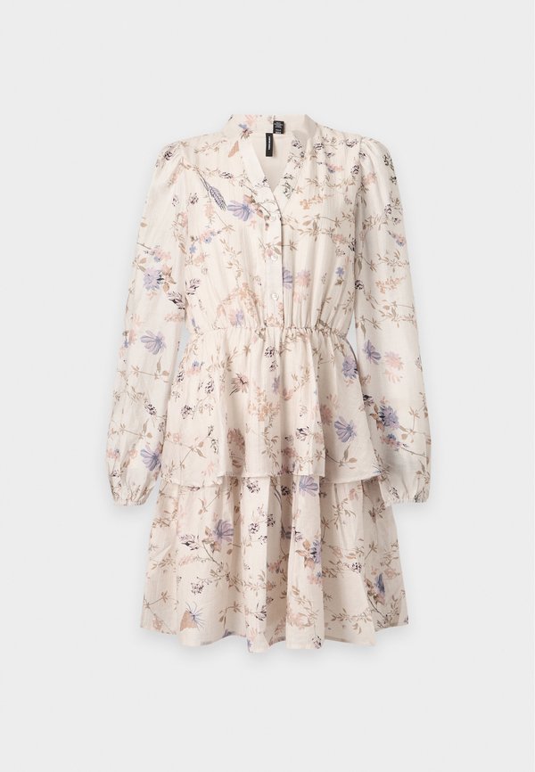 Vero Moda VMFIA V NECK SHORT - Day dress - birch