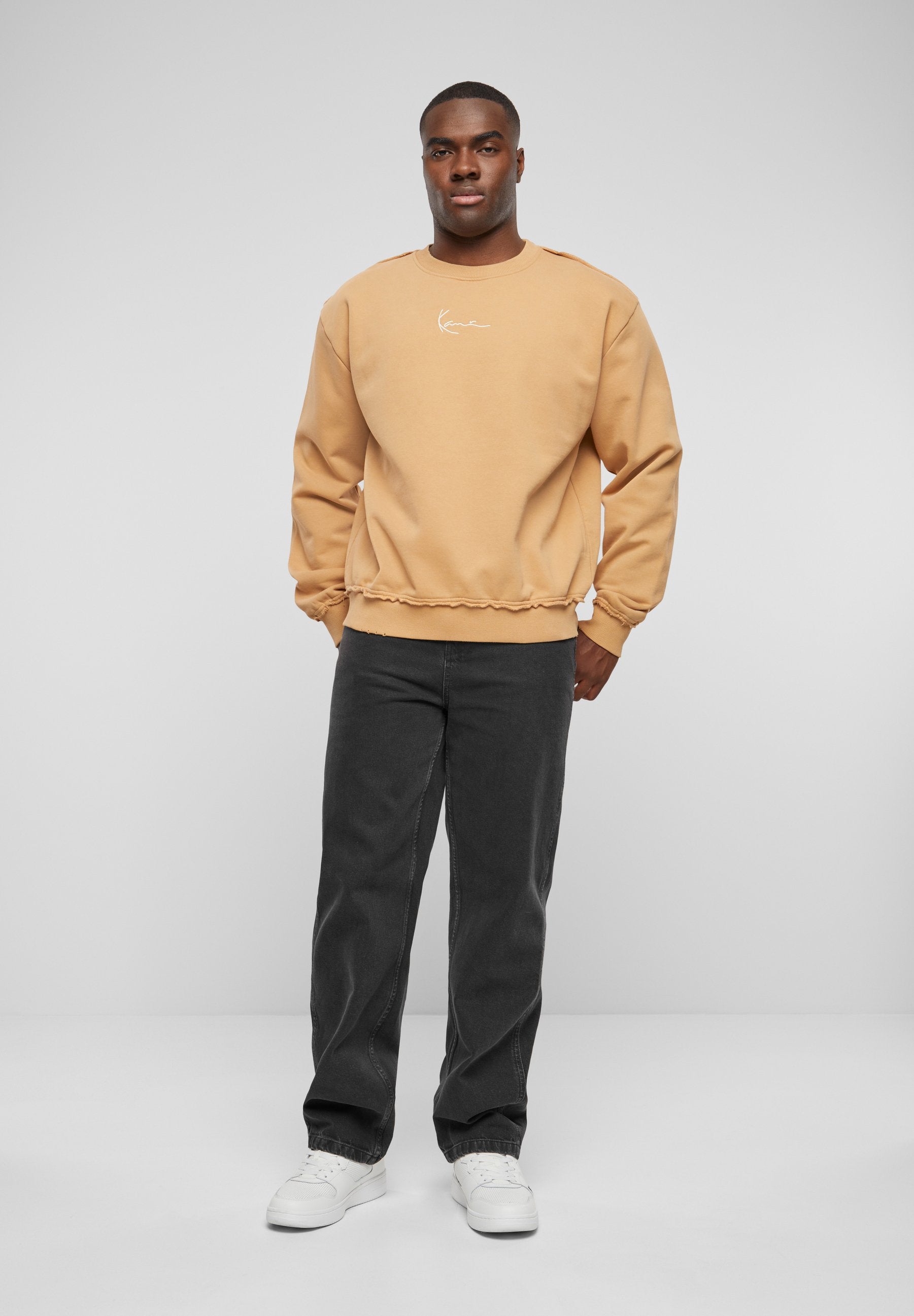 Karl Kani SMALL SIGNATURE DISTRESSED OS CREW