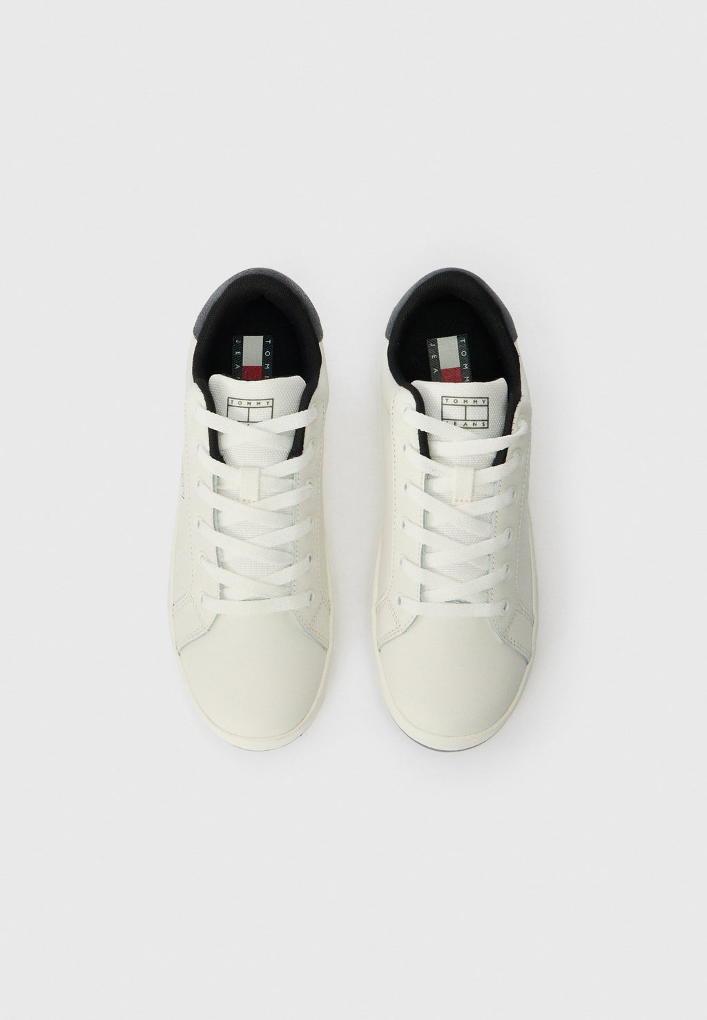 Tommy Jeans ESSENTIAL LOGO PLATFORM TRAINERS WITH LEATHER