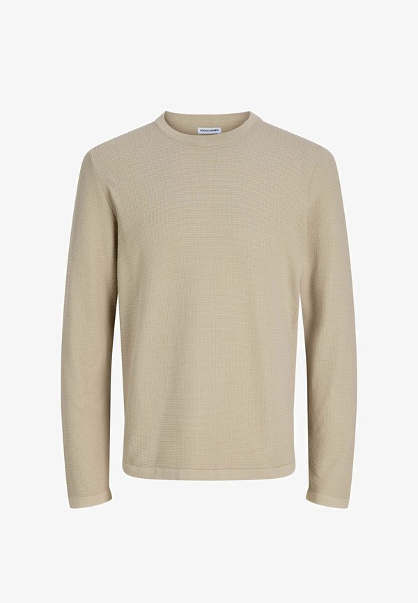 Jack & Jones KNITTED PULLOVER KNITTED PULLOVER - Jumper - feather gray