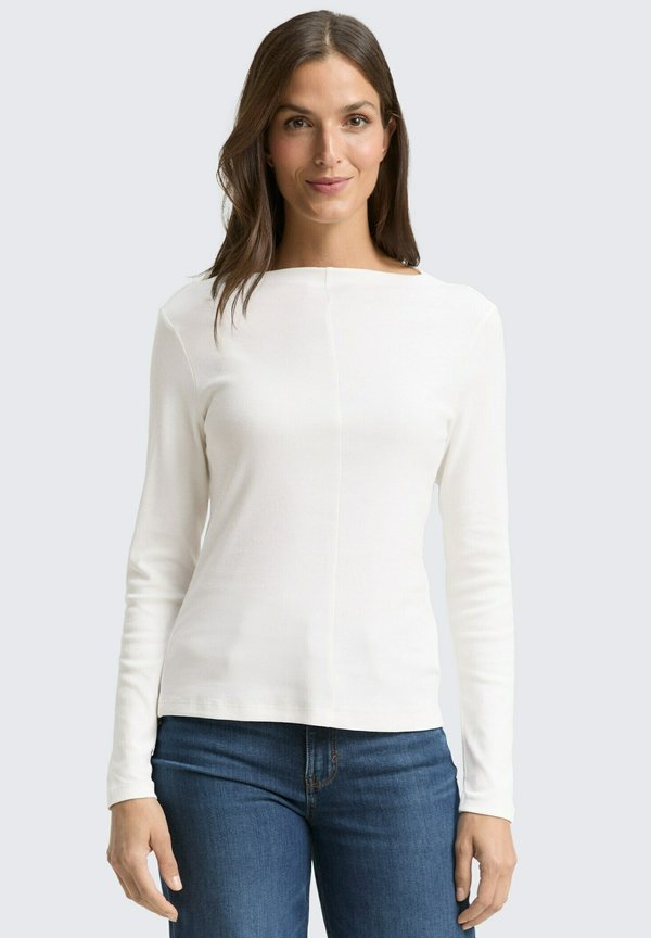 TOM TAILOR Long sleeved top - whisper white