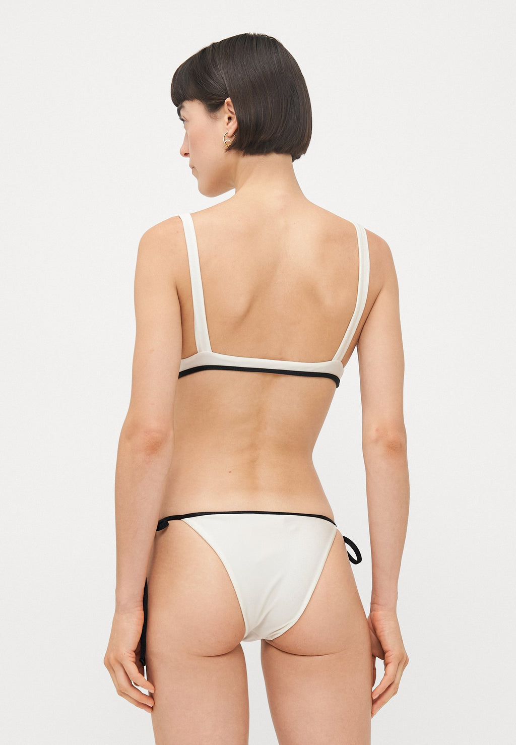 ADRIANA DEGREAS SOLID TIE SIDE