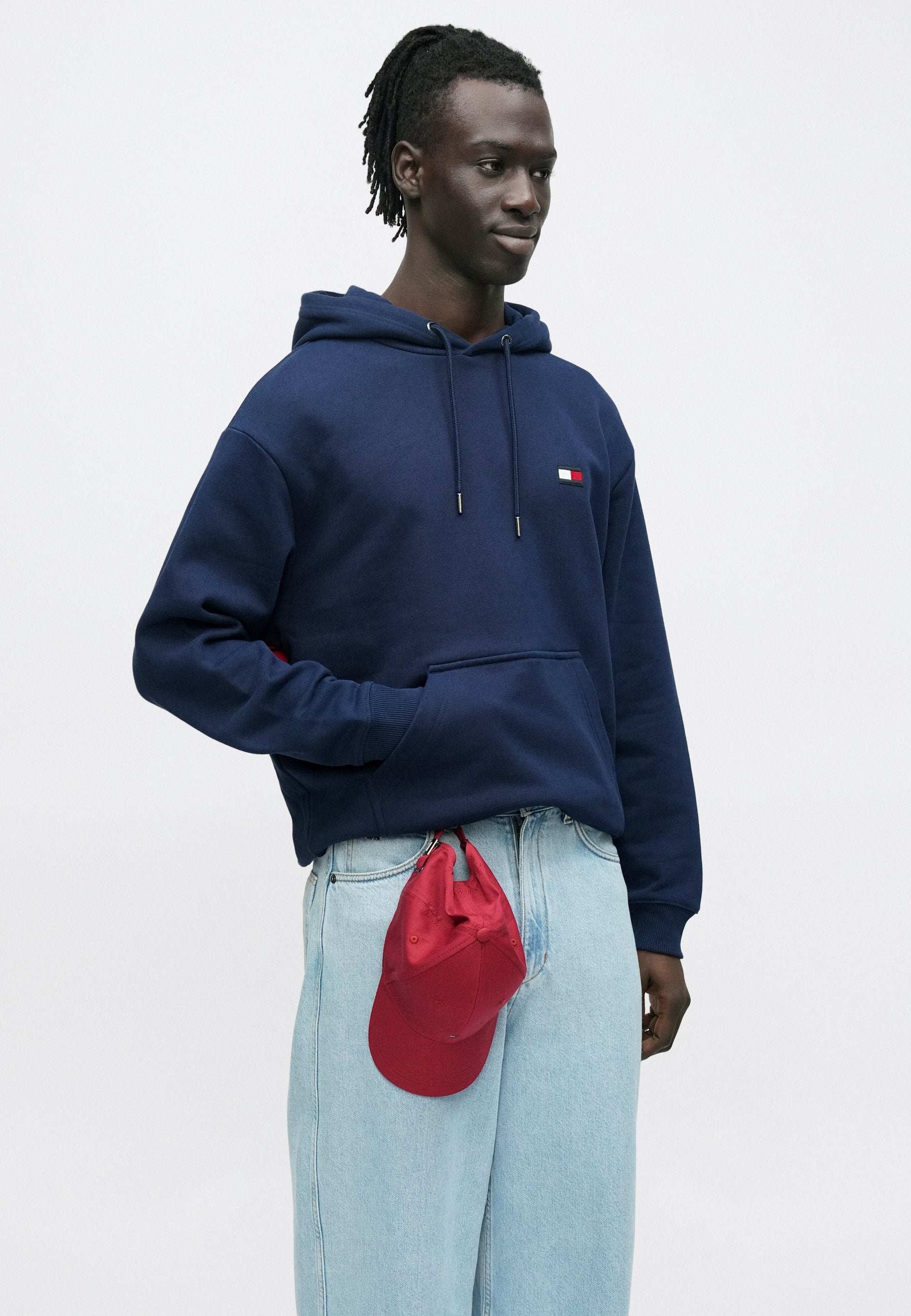 RELAXED BACK FLAG TERRY HOODY Media 5