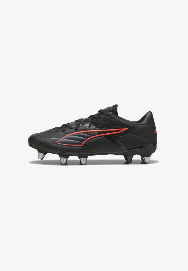 Puma AVANT PRO II H8 RUGBYSCHUHE - Soft-ground football boots - black/red/strong gray