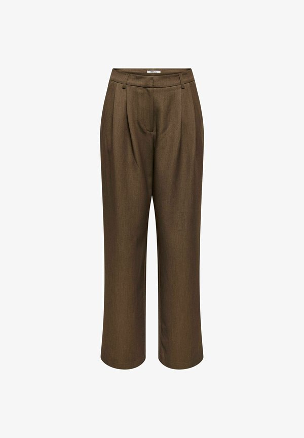 ONLY ONLHATTIE GERADE GESCHNITTEN - Trousers - slate black