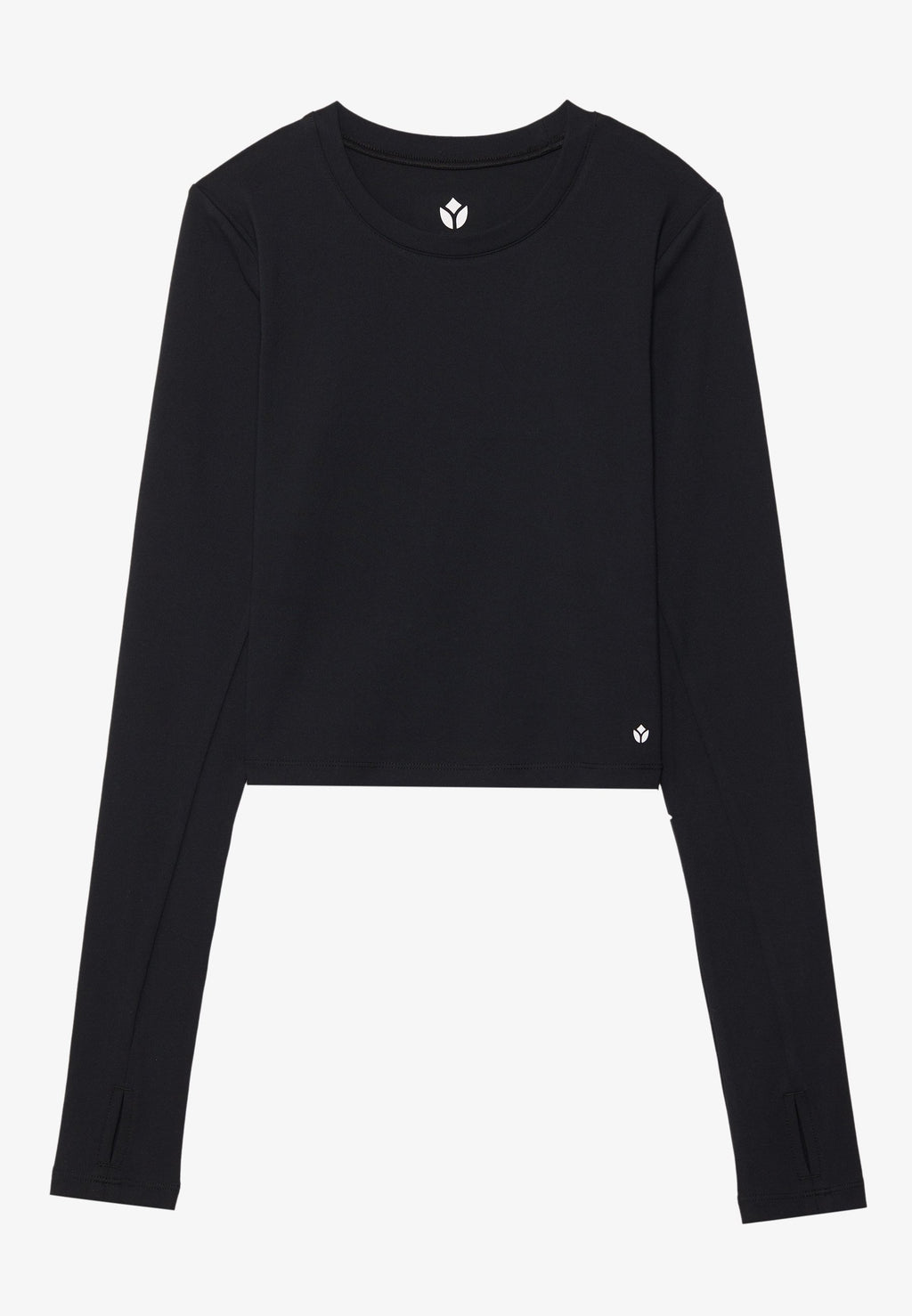 Even&Odd active ESSENTIAL FITTED CROPPED LONG SLEEVE SPORTS TOP