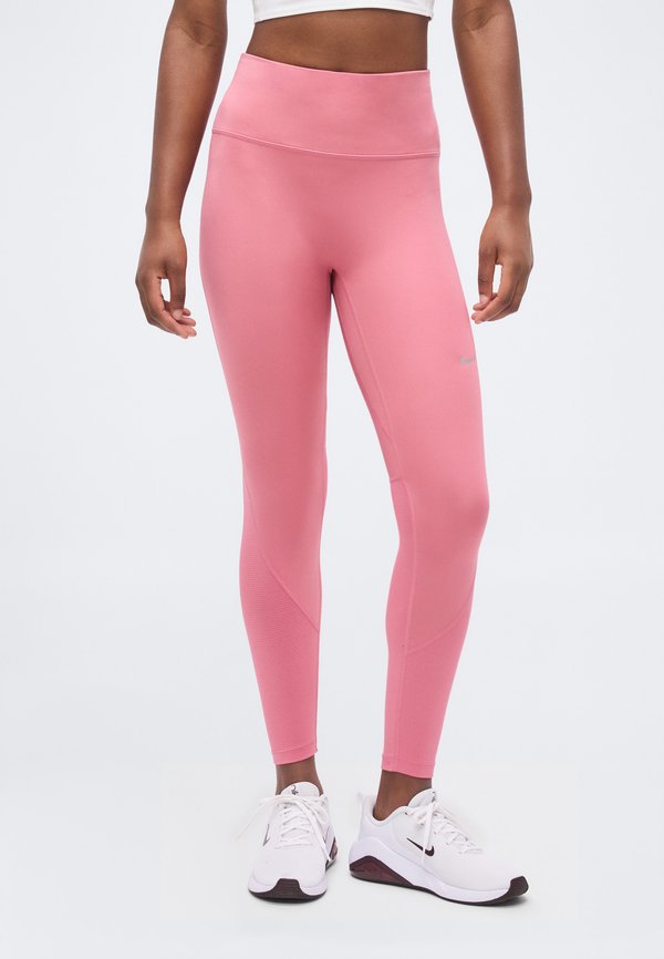 Nike Performance W NK TEMPO DF HR 7/8 MSH TGT - Running tights - peony