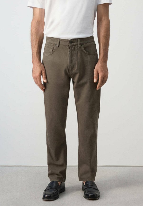 Mango ADULT - Jeans Tapered Fit - brown