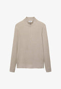 Mango WITH ZIP NECK - Jumper - beige
