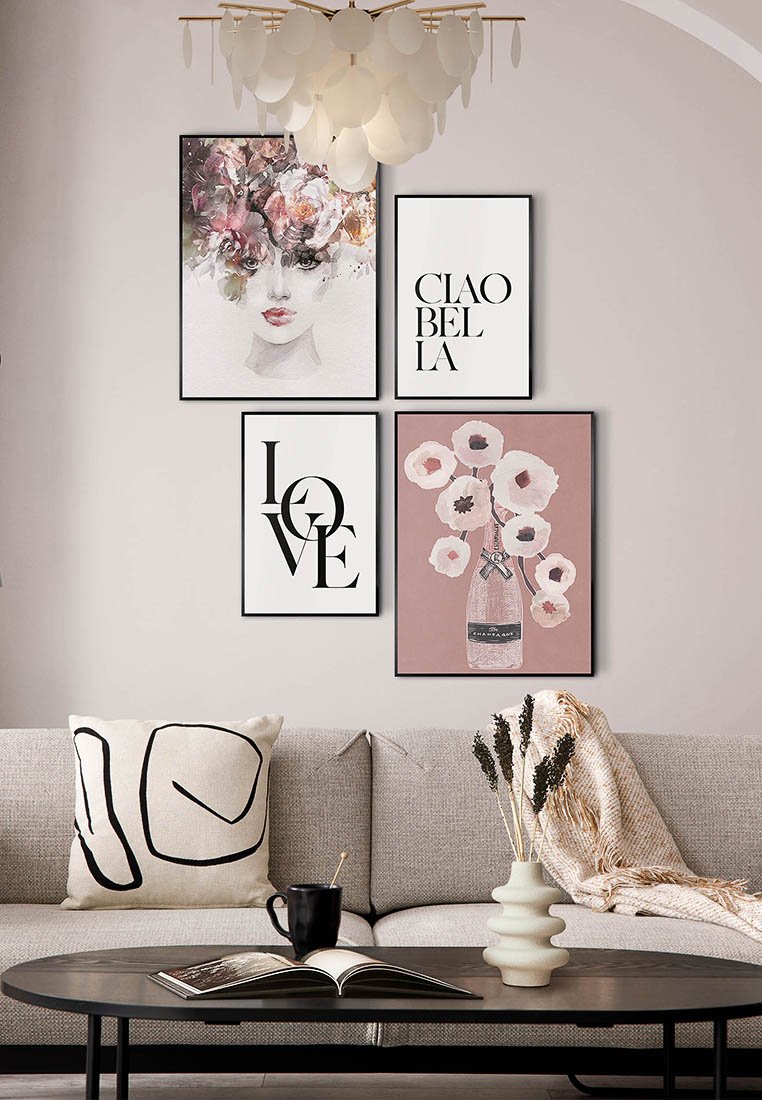 Orange Wallz SWEET FLOWER SET