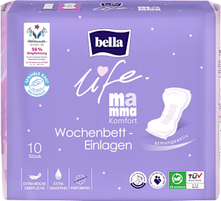 Wochenbett Einlagen life Komfort bella mamma
