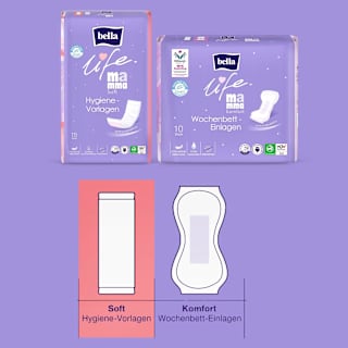 Wochenbetteinlagen life soft Hygienevorlagen bella mamma