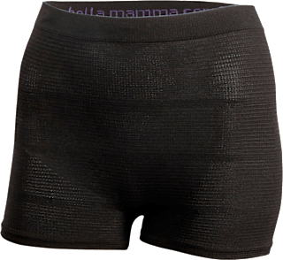 Wöchnerinnenslip Gr. XL 95 - 125 cm comfort, schwarz + weiß bella mamma