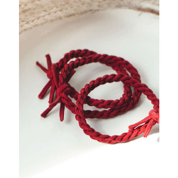 Haargummis Bordeaux Rot Bellody