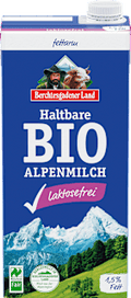 Milch, haltbare Alpenmilch, 1,5% Fett, laktosefrei Berchtesgadener Land