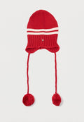 Tommy Hilfiger CHUNKY BAUBLE BEANIE - Beanie - red