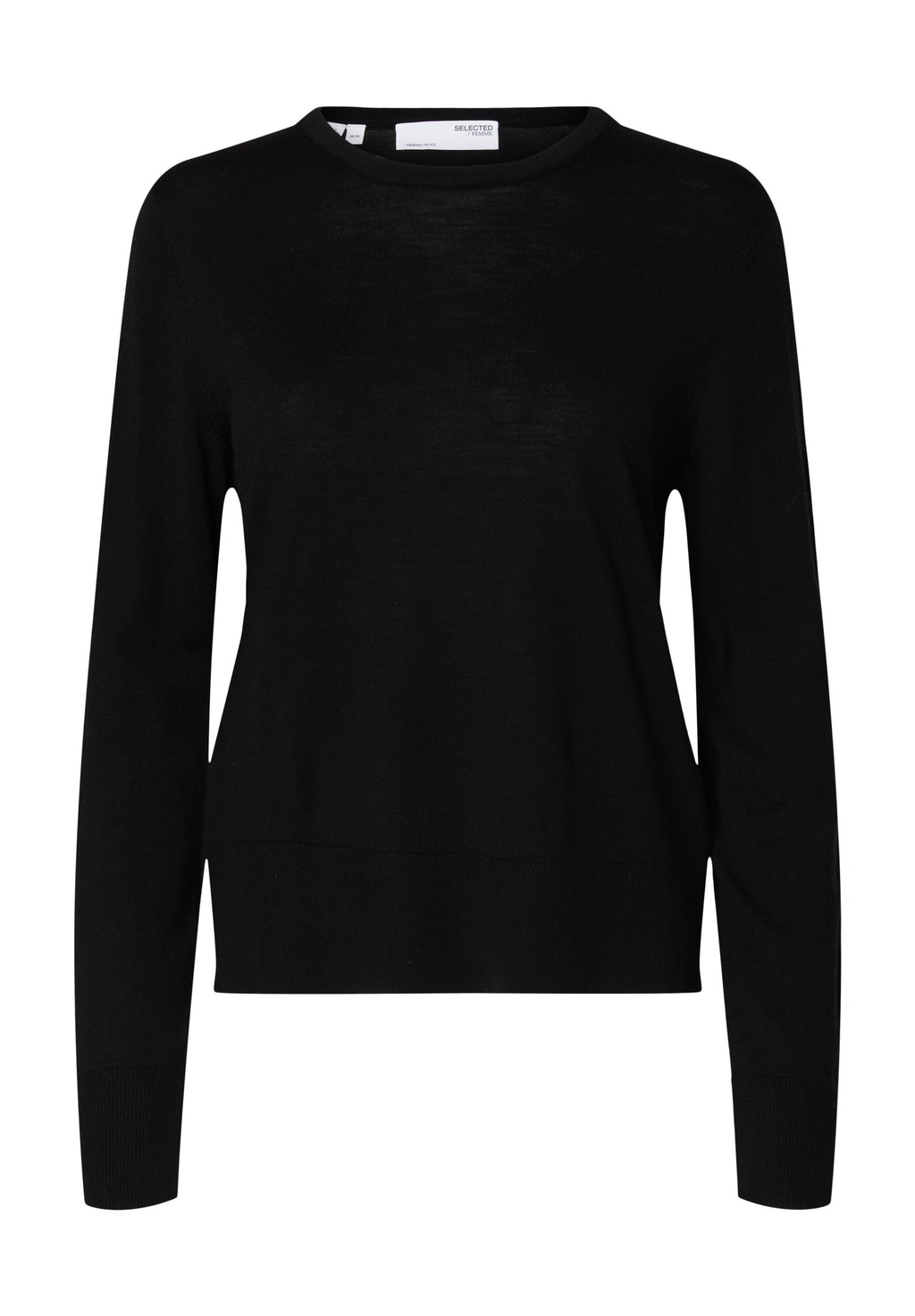 Selected SLFTHEA LS KNIT MERINO O-NECK NOOS