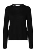 Selected SLFTHEA LS KNIT MERINO O-NECK NOOS