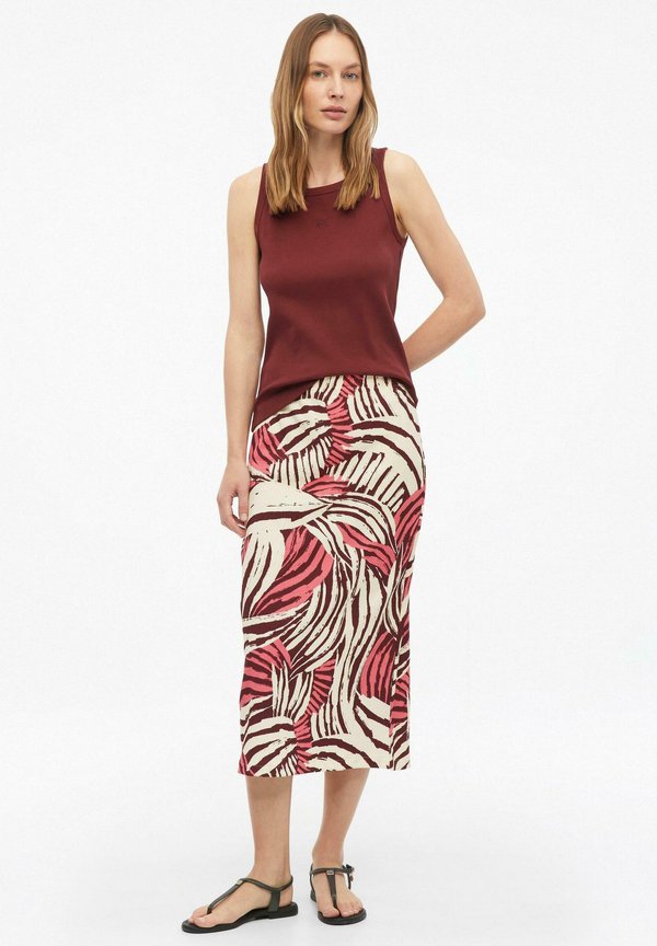s.Oliver ROCK - Pencil skirt - koralle