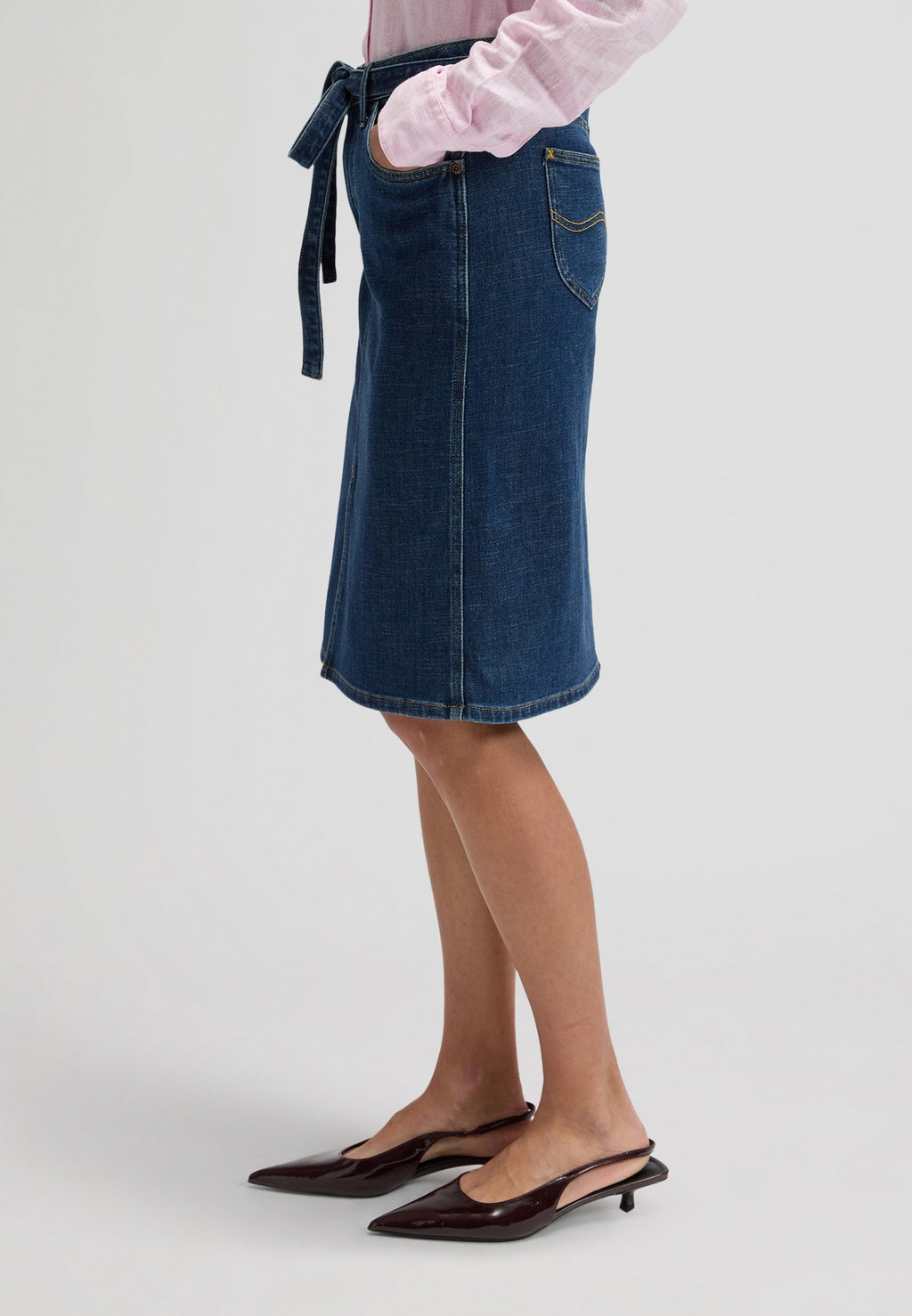 Lee MIDI SKIRT WITH A BOW