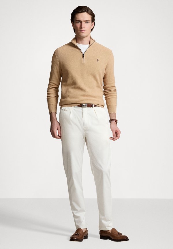Polo Ralph Lauren MESH KNIT COTTON QUARTER ZIP SWEATER