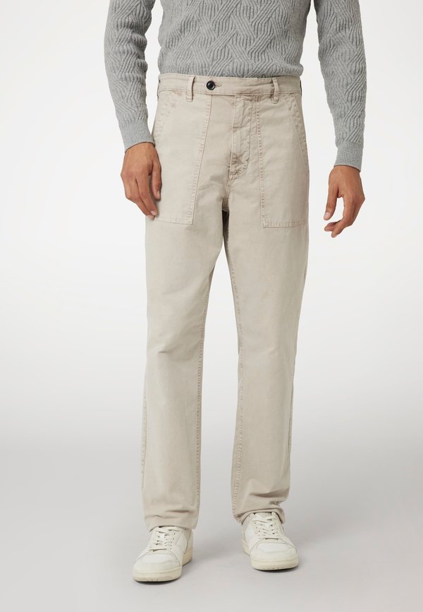 Guess REGULAR A VITA - Trousers - beige