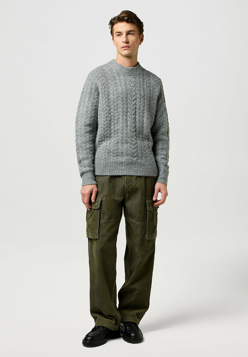 Wrangler LONG SLEEVE CABLE REGULAR FIT
