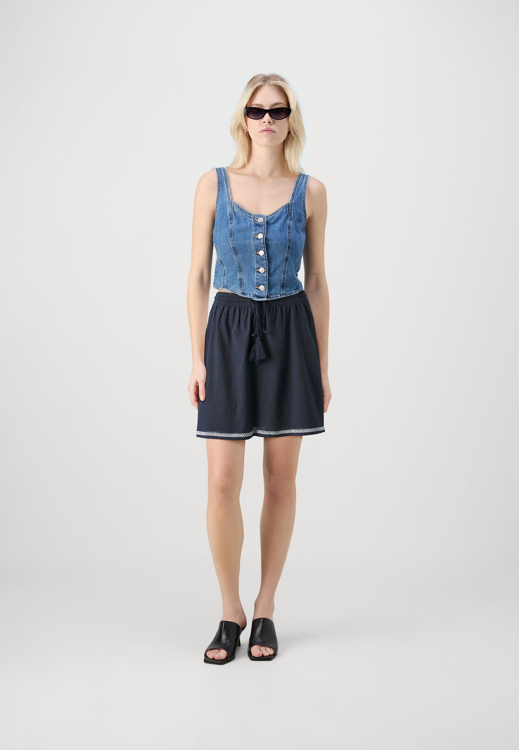 JDY JDYROSIE EMBROIDERY SKIRT