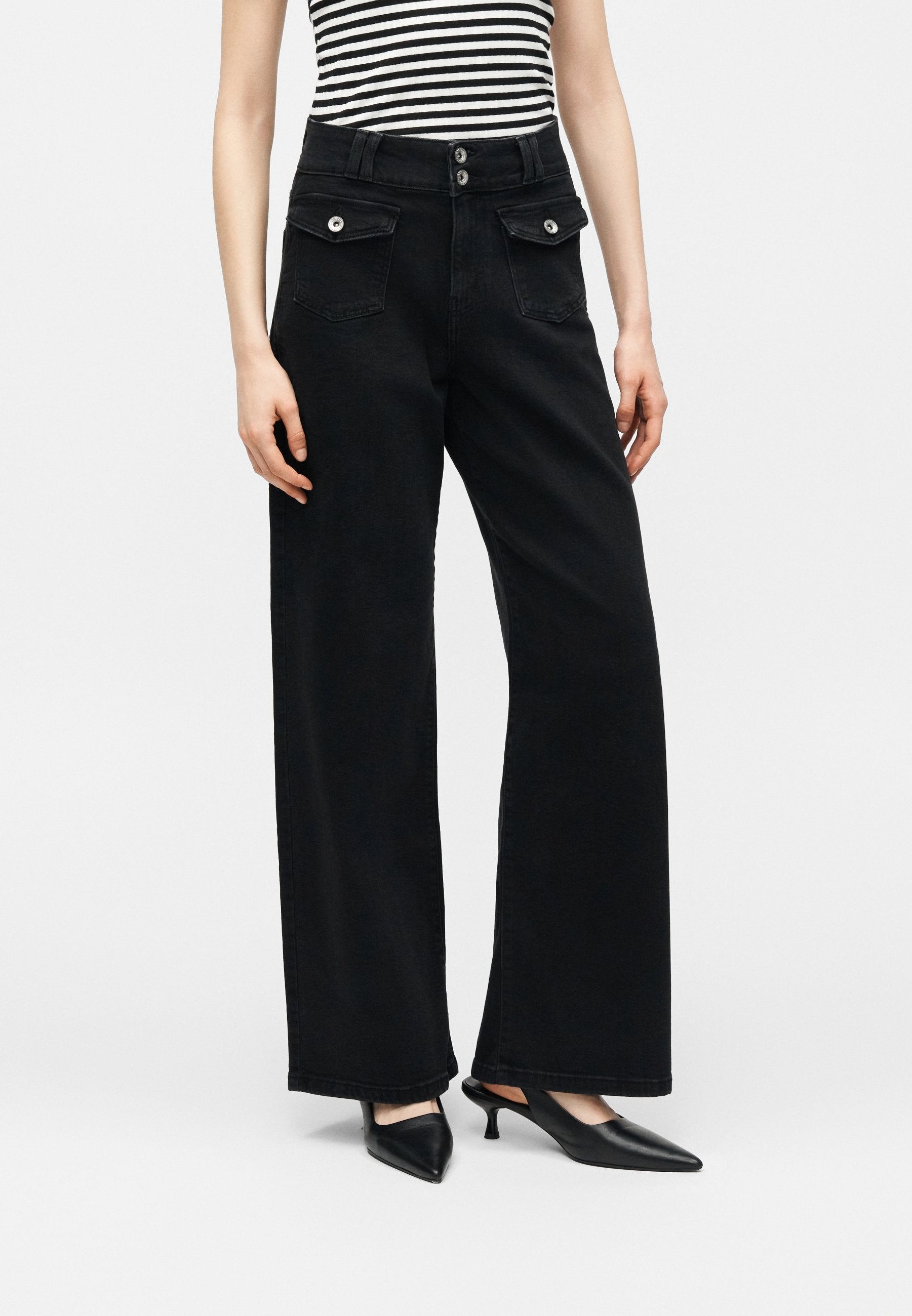 Wide-fit ONLHOPE High waist Wide Leg Fit Media 3