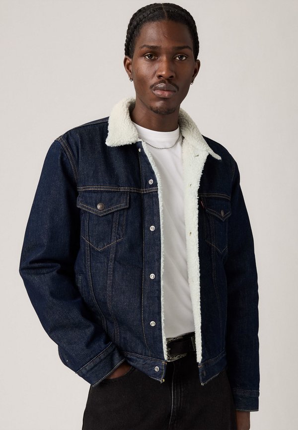 Levi's® TYPE 3 TRUCKER - Denim jacket - give it a rinse sherpa