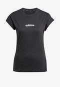 adidas Sportswear ESSENTIALS LINEAR - Basic T-shirt - black   white